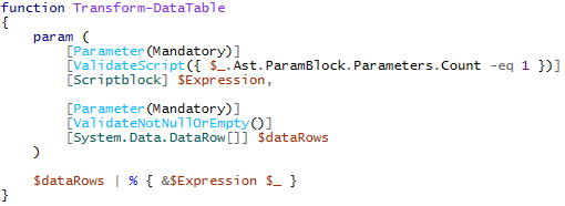 transform-datatable